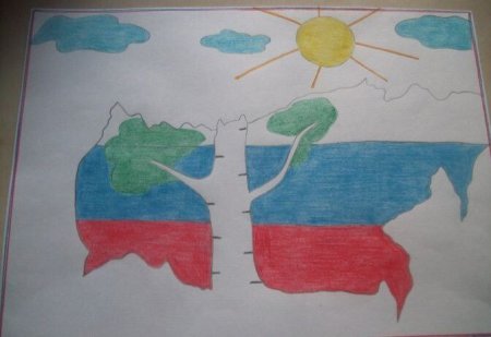 Рисунок на тему день российского флага