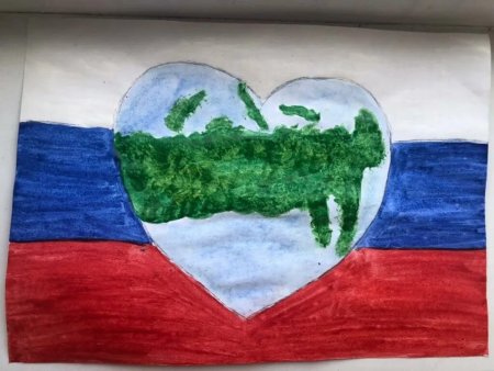 Рисунок на патриотическую тему