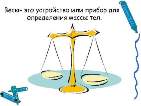 Весы для презентации
