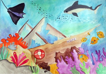 Подводный мир рисунок