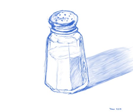 Нарисовать соль