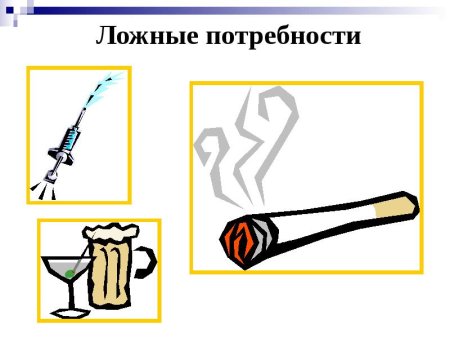 Ложные потребности человека