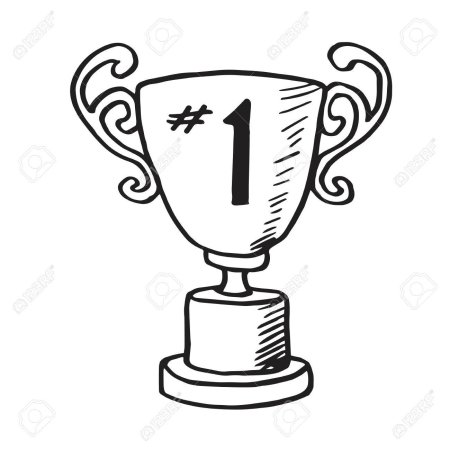 Раскраска Кубок победителя