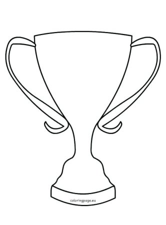 Кубок раскраска