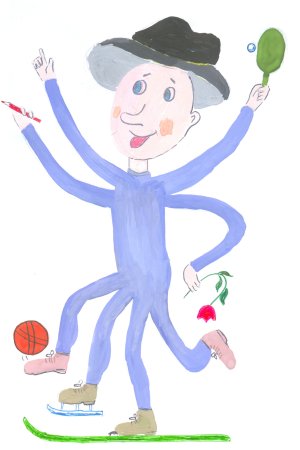 Нарисовать глагол