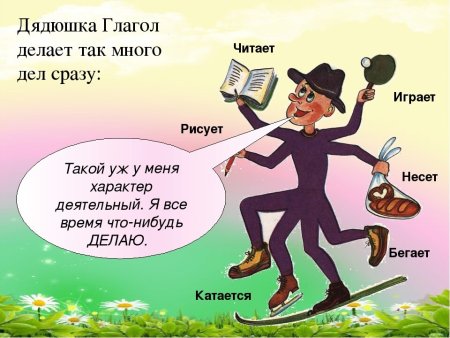 Глагол картинка