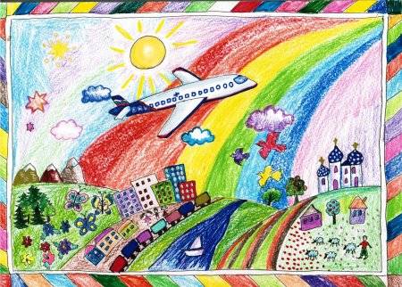 Рисунок на тему путешествие