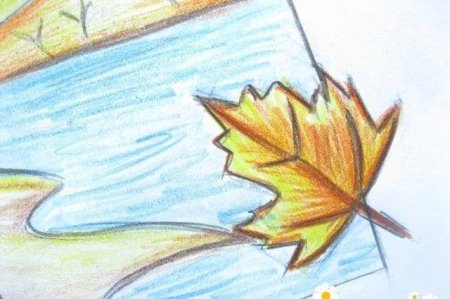 Рисунки для срисовки на тему осень лёгкие