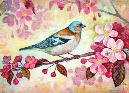 Рисование зимующие птицы