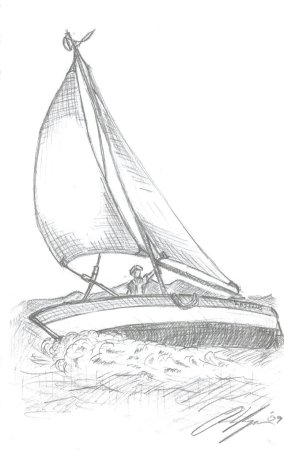 Корабль рисунок