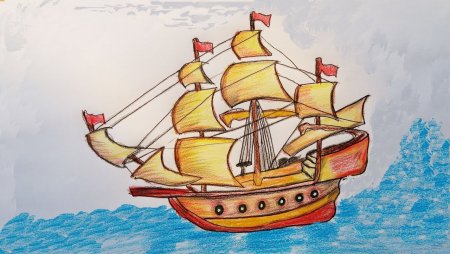 Иллюстрация Алые паруса 6 класс Ассоль