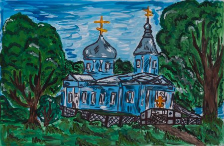 Детские рисунки церкви