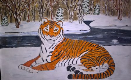 Рисунок на тему животные