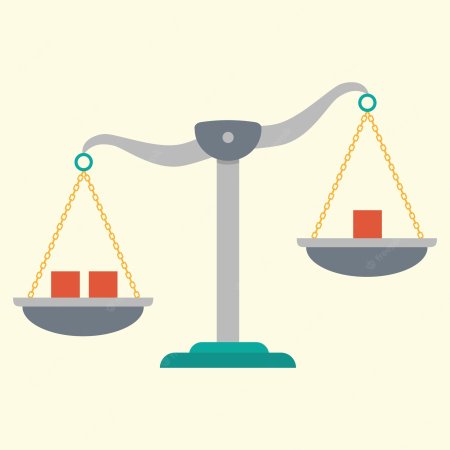 Весы с грузом