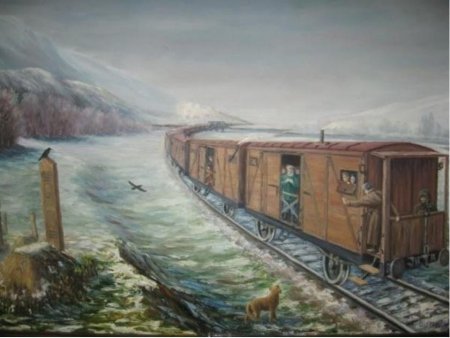 Депортация Калмыков в Сибирь 1943