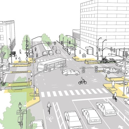 Дорога со светофором для детей