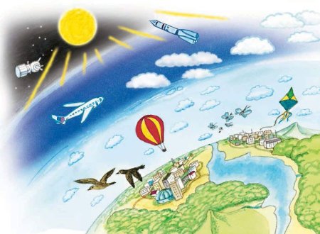 Рисунок на тему воздух