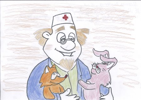 Рисунок к сказке Айболит