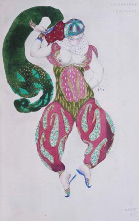 Раскраска Восточная красавица