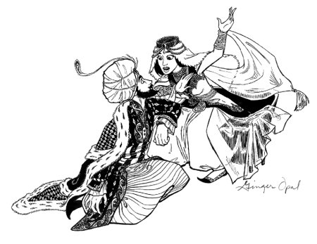 Восточный рисунок