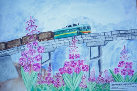 Рисунок на тему поезд