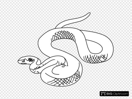 Змея контур