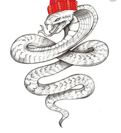 Кобра рисунок
