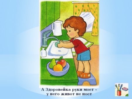Мойте овощи и фрукты перед едой рисунок
