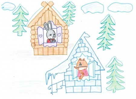 Иллюстрация к стихотворению Бальмонта у чудищ