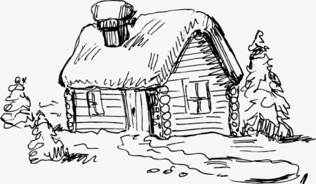 Сказочная избушка на курьих ножках