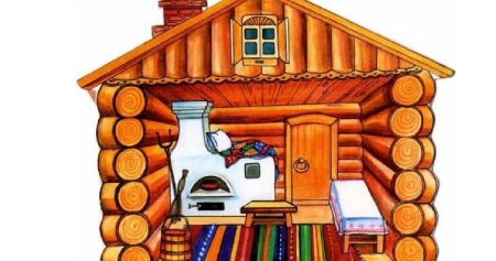 Изба рисунок 4 класс