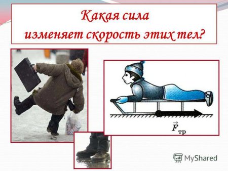 Полезная сила трения рисунок