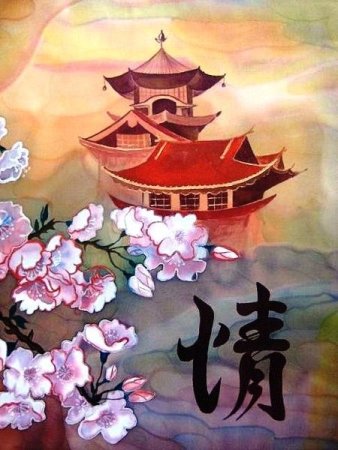 Китайская живопись иероглифы