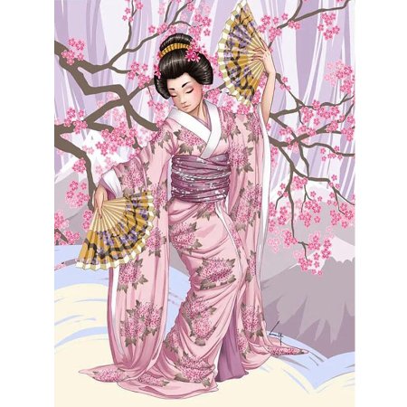 Китайская живопись гейша