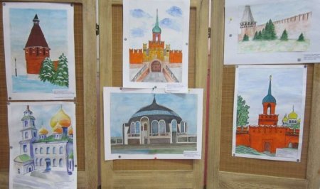 Тульский Кремль рисунок для детей