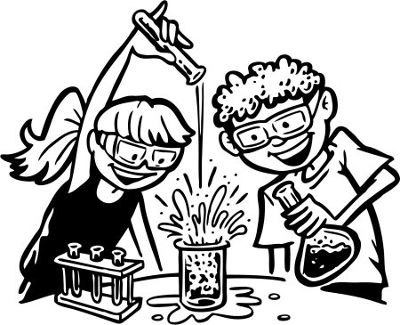 Раскраска опыты и эксперименты