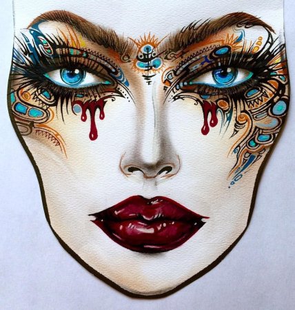 Эскиз грима