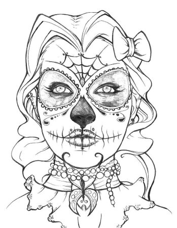 Эскизы карнавального грима