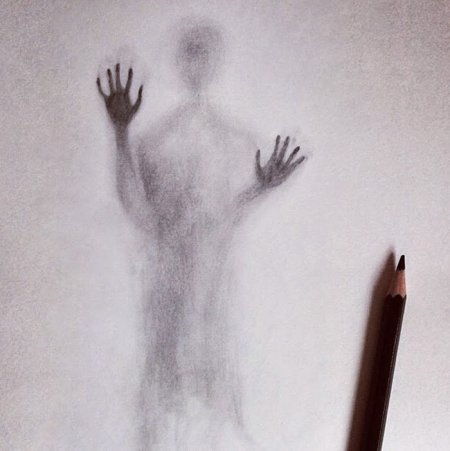 Привидение карандашом