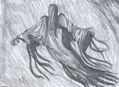 Призрак зарисовка