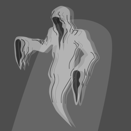 Призрак нарисованный