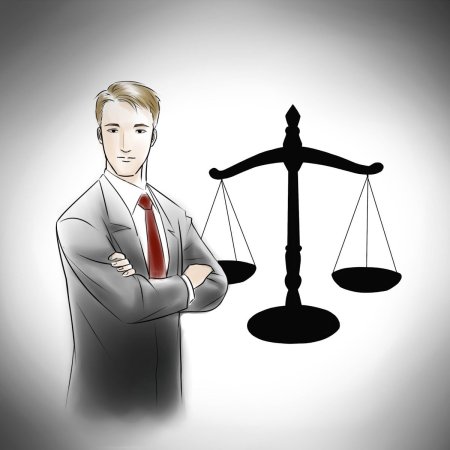 Юрист раскраска для детей