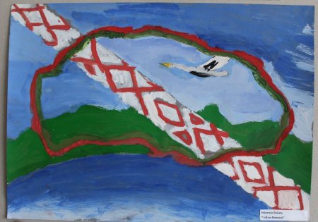 Детский рисунок на тему Беларусь