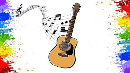 Гитара рисунок