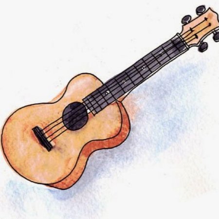 Гитара карандашом