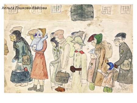 Рисунки детей из концлагеря Терезин