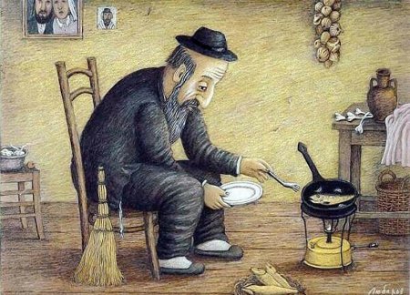 Художник Владимир Любаров картины еврейское счастье