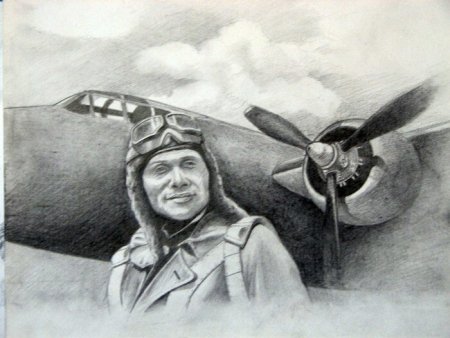 Раскраска летчик