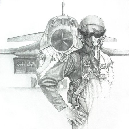 Рисунок самолета Валерий Павлович Чкалов