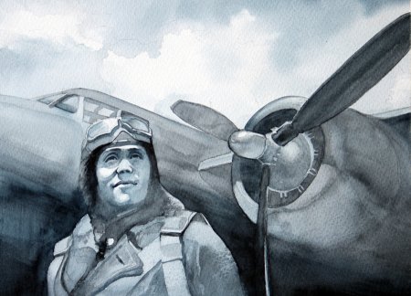 Летчики полка Нормандия Неман